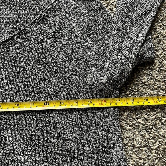 Gray Eileen Fisher V Neck Cotton Sweater, Small Womens Eileen Fisher Pullover - Picture 5 of 7